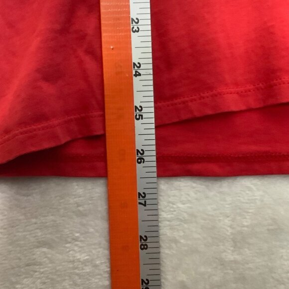 Champion Ohio State University Red V-Neck T-Shirt Women Large - Picture 5 of 6